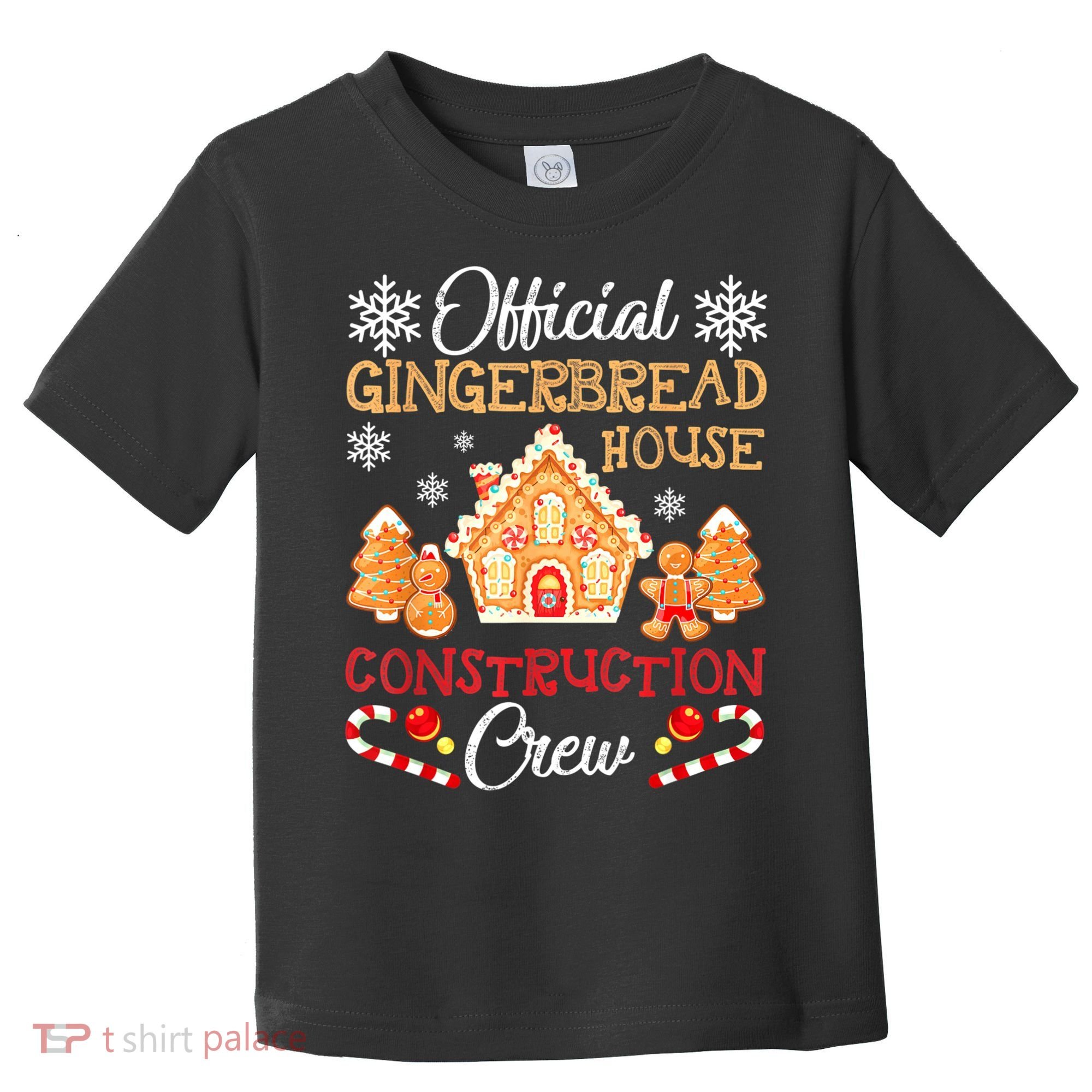 Gingerbread House Construction Crew Gingerbread Toddler T-Shirt