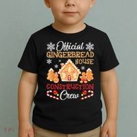Gingerbread House Construction Crew Gingerbread Toddler T-Shirt thumb 2