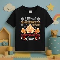Gingerbread House Construction Crew Gingerbread Toddler T-Shirt thumb 3