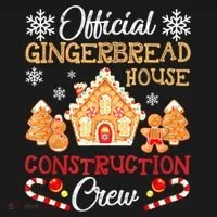 Gingerbread House Construction Crew Gingerbread Women's Long Sleeve Shirt thumb 2