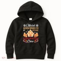 Gingerbread House Construction Crew Gingerbread Kids Hoodie thumb 0