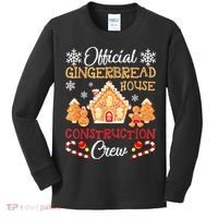Gingerbread House Construction Crew Gingerbread Kids Long Sleeve Shirt thumb 0