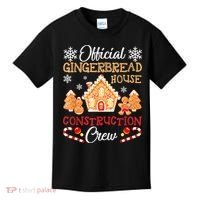 Gingerbread House Construction Crew Gingerbread Kids T-Shirt thumb 0
