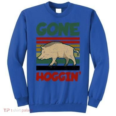 Gone Hoggin Design Boar Hunting Gift Sweatshirt