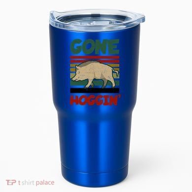Gone Hoggin Design Boar Hunting Gift Tumbler