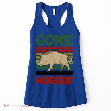 Gone Hoggin Design Boar Hunting Gift Women's Tank Top