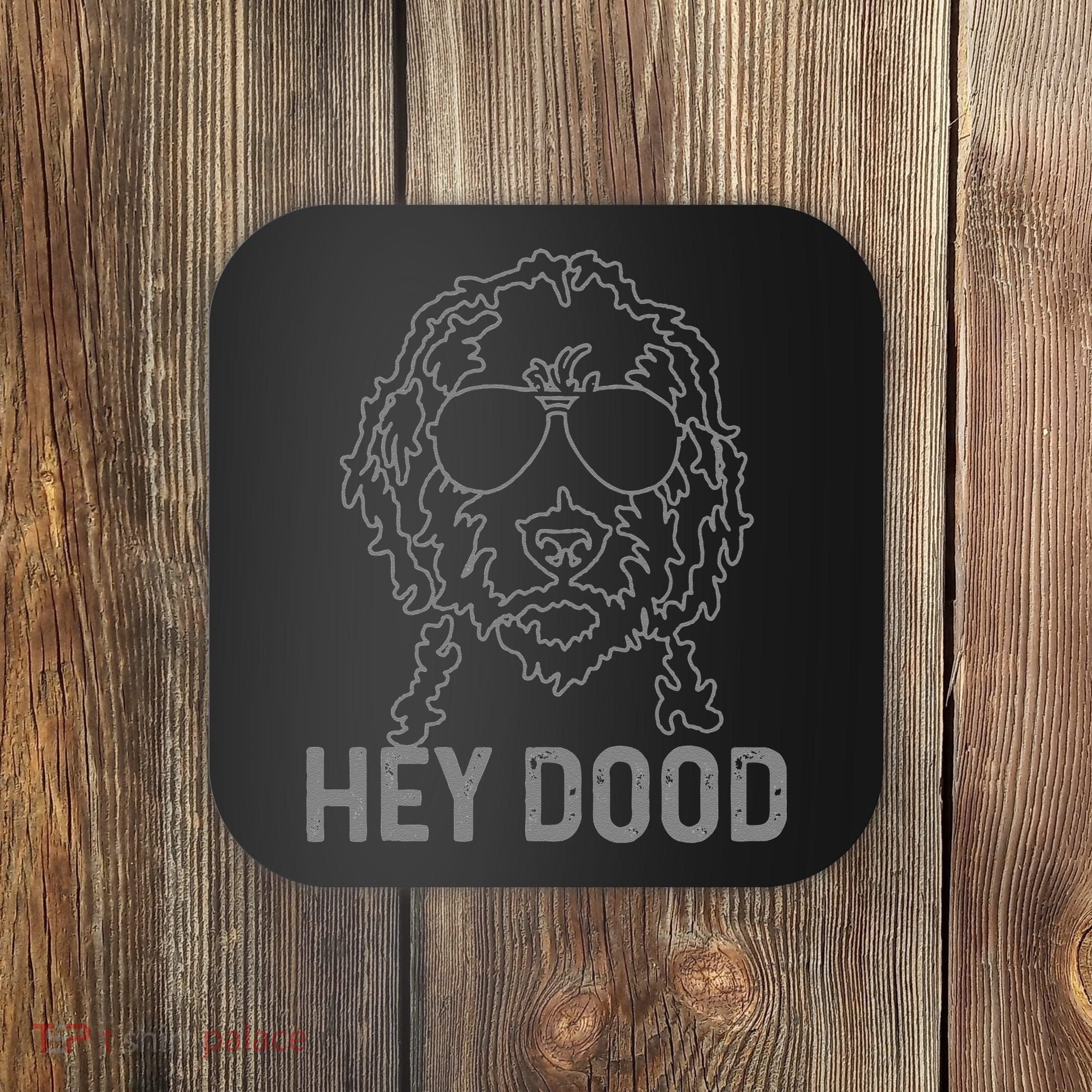 Goldendoodle Hey Dood Funny Labradoodle Golden Doodle Dog Gift Coaster