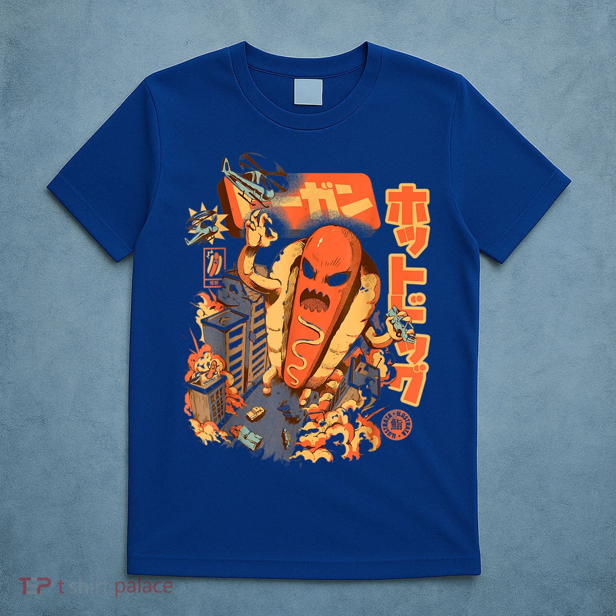 Great Hot Dog Kaiju Hot Dog Anime Japanese Graphic Art T-Shirt