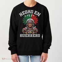Guerrero Hecho En Guerrero Aztec Warrior Mexico Women's Sweatshirt thumb 0