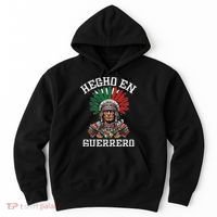 Guerrero Hecho En Guerrero Aztec Warrior Mexico Hoodie thumb 0