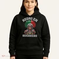 Guerrero Hecho En Guerrero Aztec Warrior Mexico Hoodie thumb 5