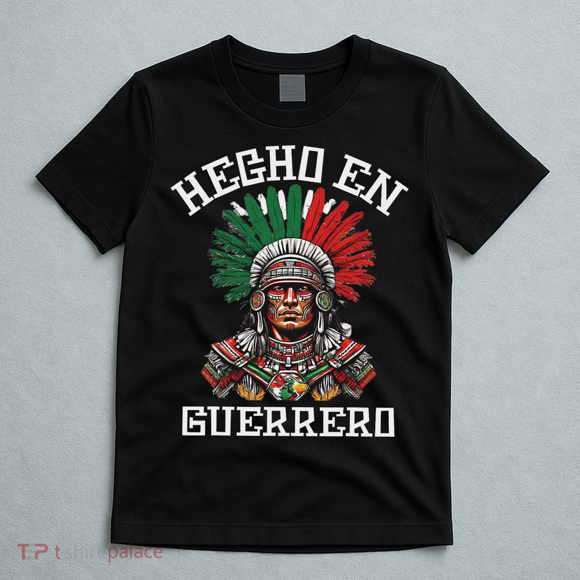 Guerrero Hecho En Guerrero Aztec Warrior Mexico T-Shirt