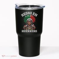Guerrero Hecho En Guerrero Aztec Warrior Mexico Tumbler thumb 0