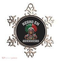 Guerrero Hecho En Guerrero Aztec Warrior Mexico Ornament thumb 0