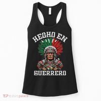 Guerrero Hecho En Guerrero Aztec Warrior Mexico Women's Tank Top thumb 0