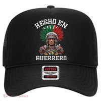 Guerrero Hecho En Guerrero Aztec Warrior Mexico Hat thumb 0