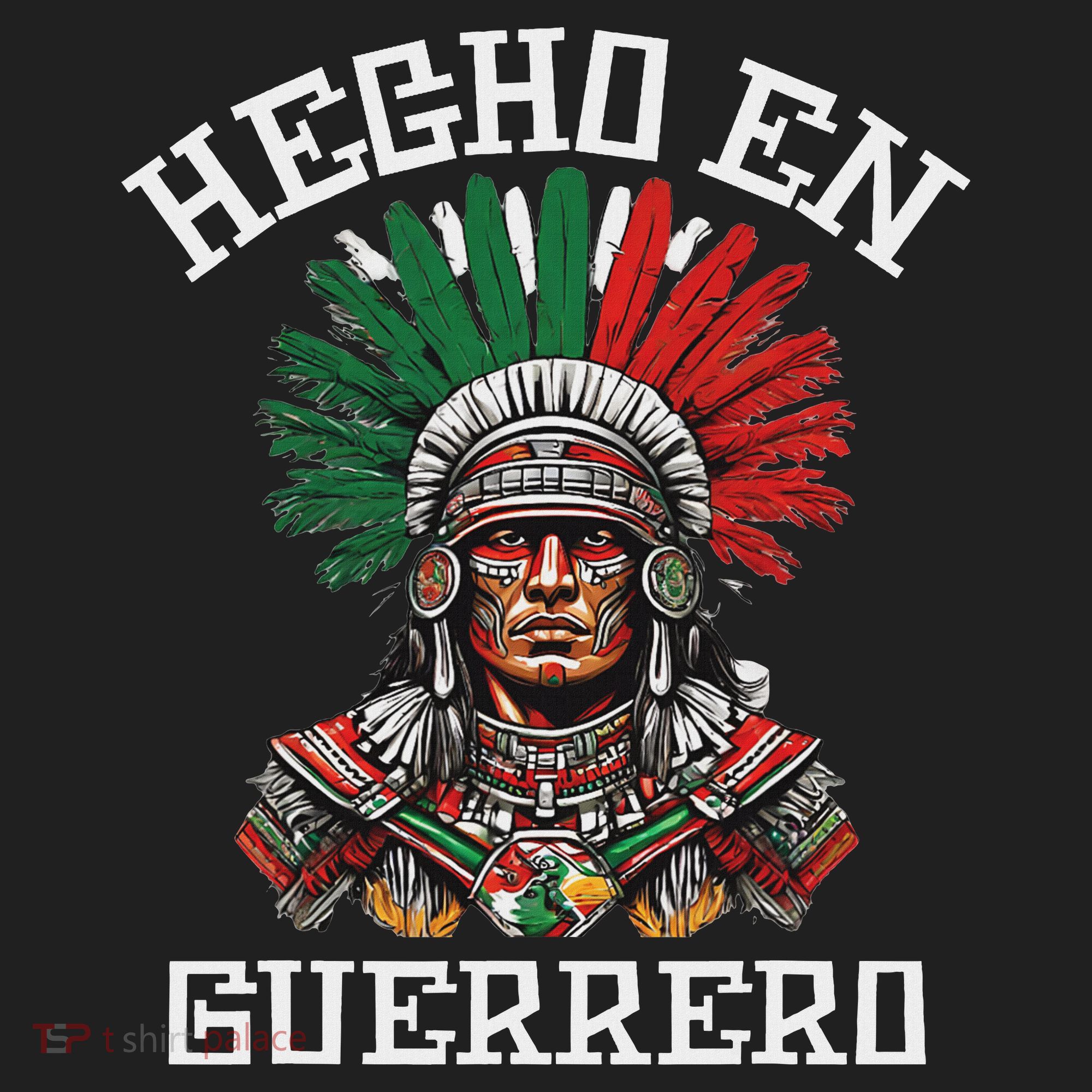 Guerrero Hecho En Guerrero Aztec Warrior Mexico Hat