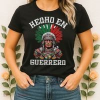 Guerrero Hecho En Guerrero Aztec Warrior Mexico Women's T-Shirt thumb 2