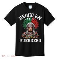 Guerrero Hecho En Guerrero Aztec Warrior Mexico Kids T-Shirt thumb 0