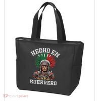 Guerrero Hecho En Guerrero Aztec Warrior Mexico Tote Bag thumb 3