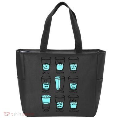 Glass half empty funny meme Psychologist Edition  Tote Bag