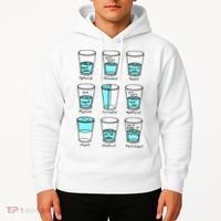 Glass half empty funny meme Psychologist Edition  Hoodie thumb 2