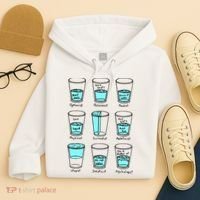 Glass half empty funny meme Psychologist Edition  Hoodie thumb 4
