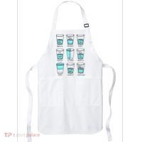 Glass half empty funny meme Psychologist Edition  Apron thumb 0