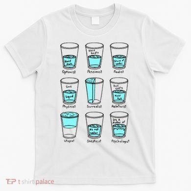 Glass half empty funny meme Psychologist Edition  T-Shirt