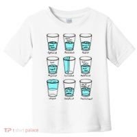 Glass half empty funny meme Psychologist Edition  Toddler T-Shirt thumb 0