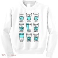 Glass half empty funny meme Psychologist Edition  Kids Sweatshirt thumb 0