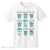 Glass half empty funny meme Psychologist Edition  Kids T-Shirt thumb 0