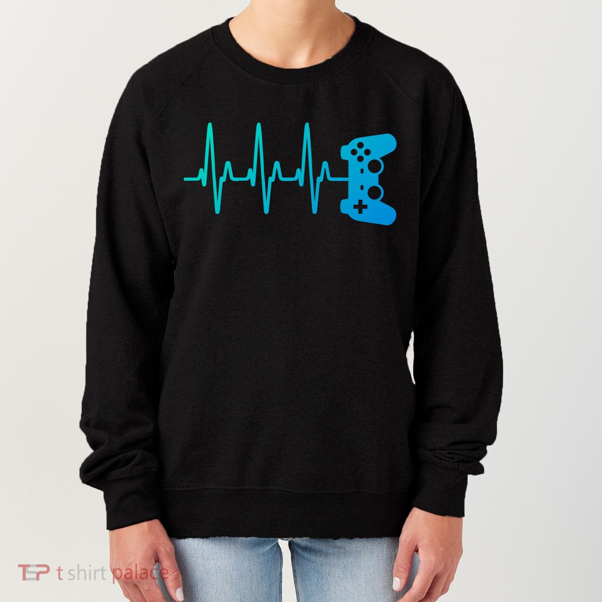Gamer Heartbeat For Gaming Gift Women's Sweatshirt
