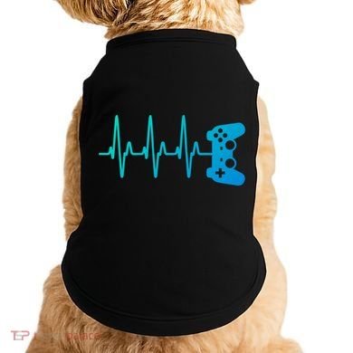 Gamer Heartbeat For Gaming Gift Doggie Tank