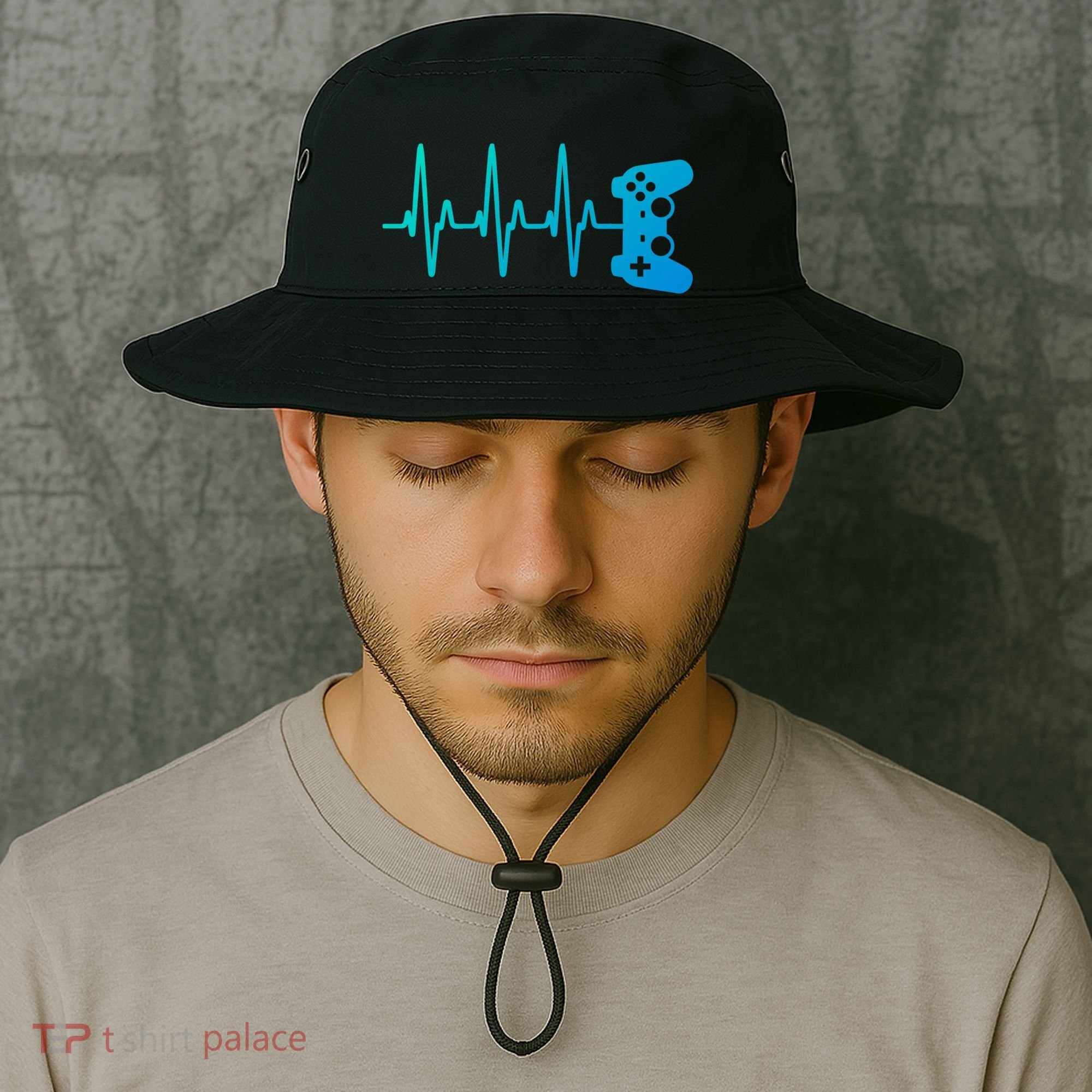 Gamer Heartbeat For Gaming Gift Bucket Hat