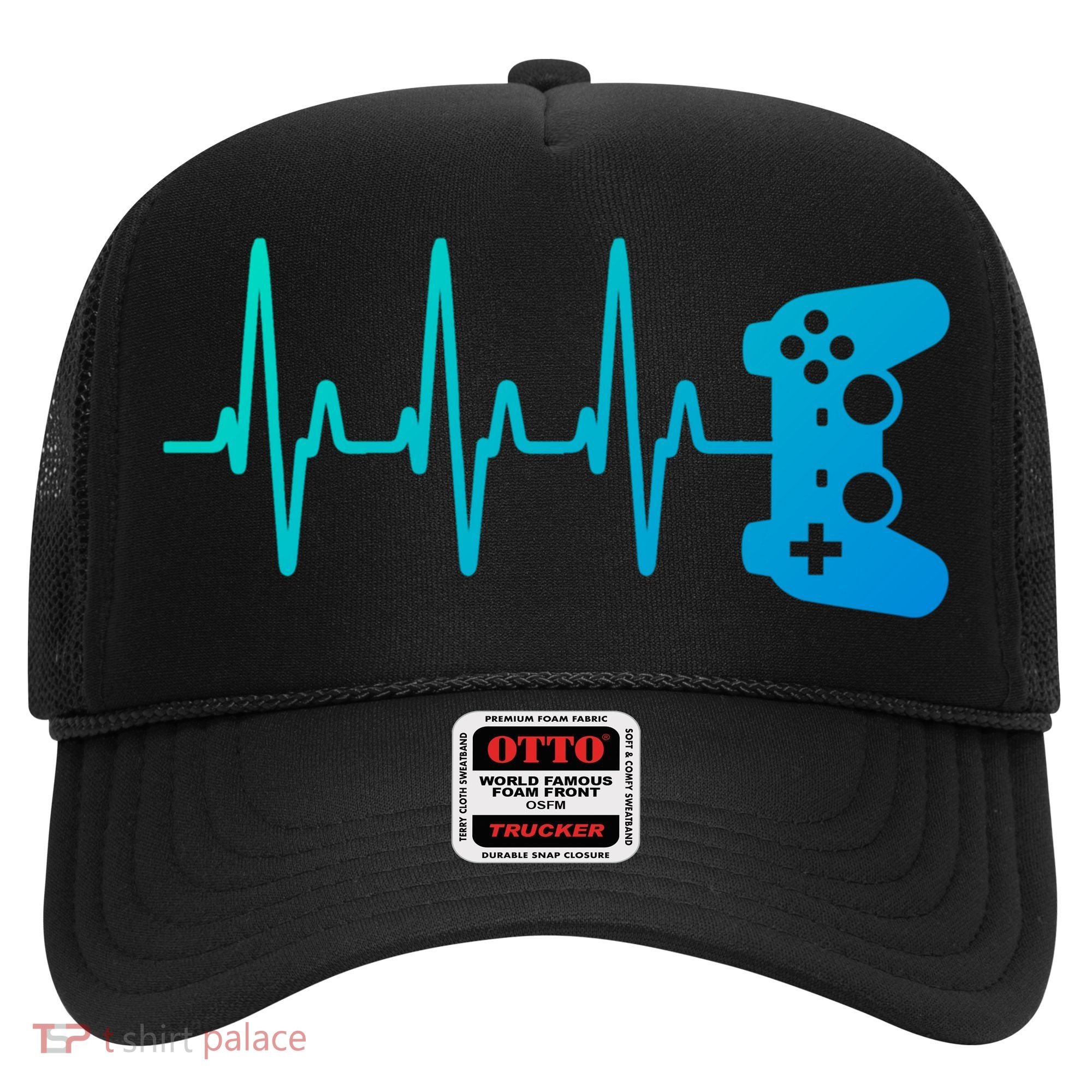 Gamer Heartbeat For Gaming Gift Hat