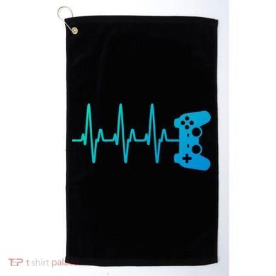 Gamer Heartbeat For Gaming Gift Golf Towel