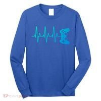 Gamer Heartbeat For Gaming Gift Long Sleeve Shirt thumb 0