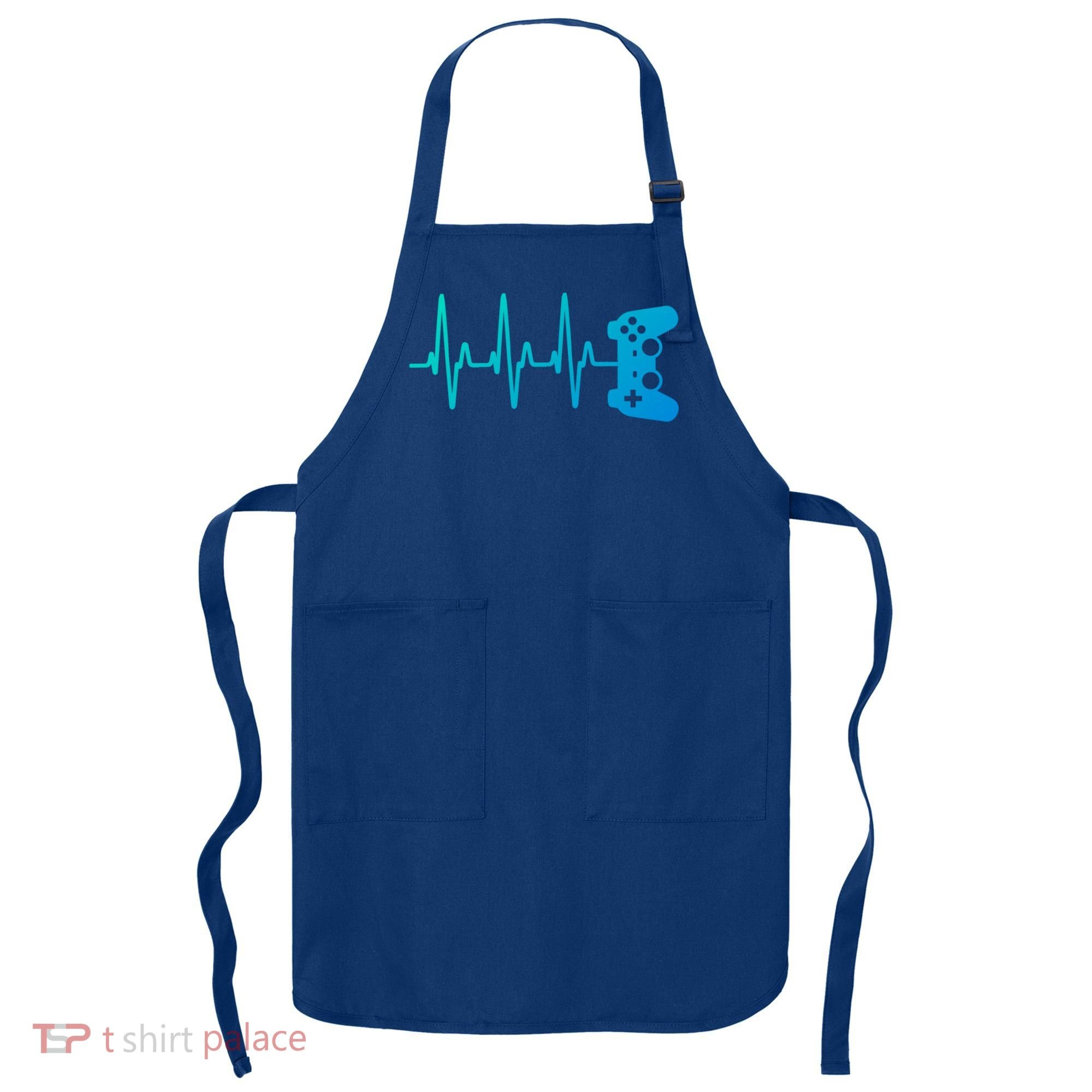 Gamer Heartbeat For Gaming Gift Apron