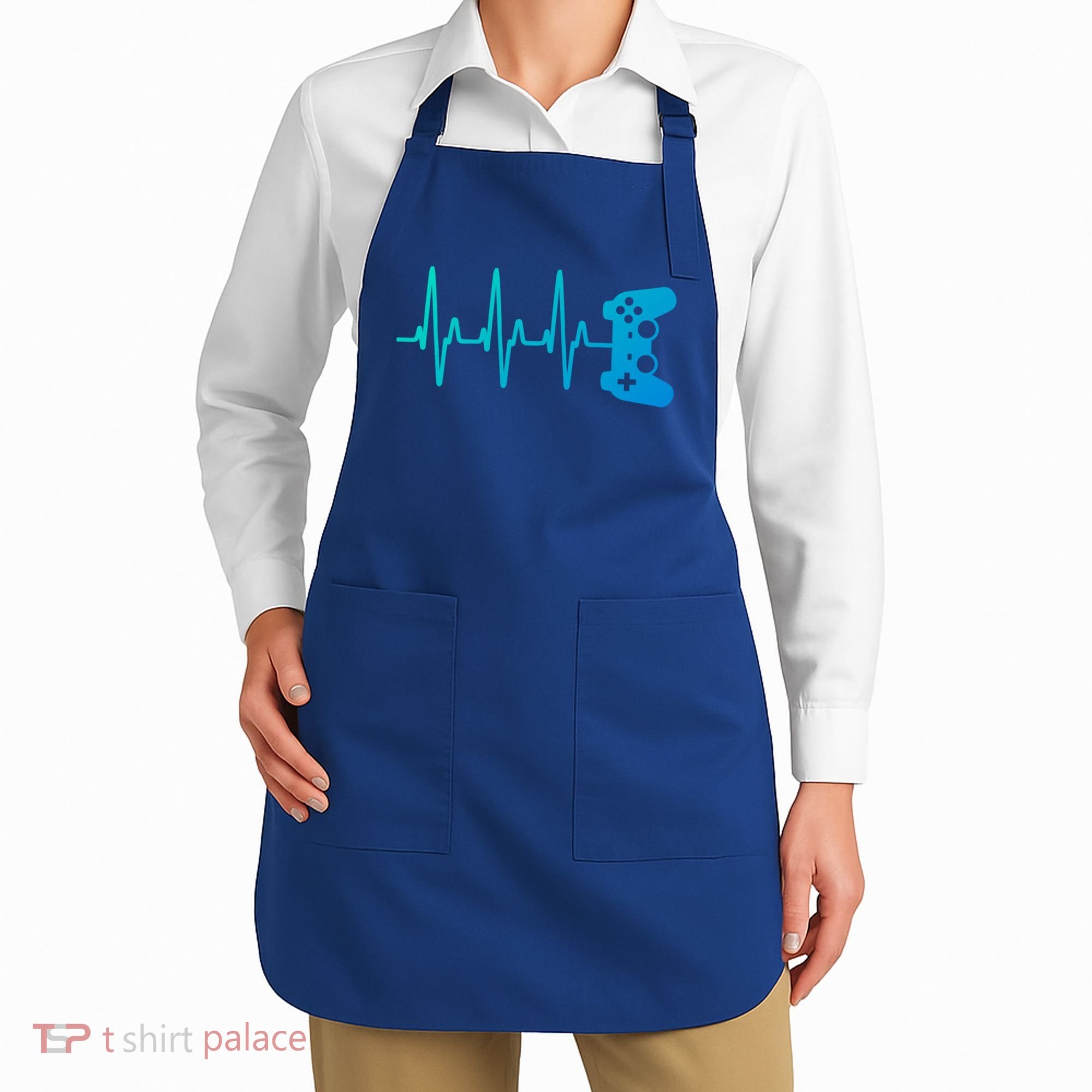 Gamer Heartbeat For Gaming Gift Apron