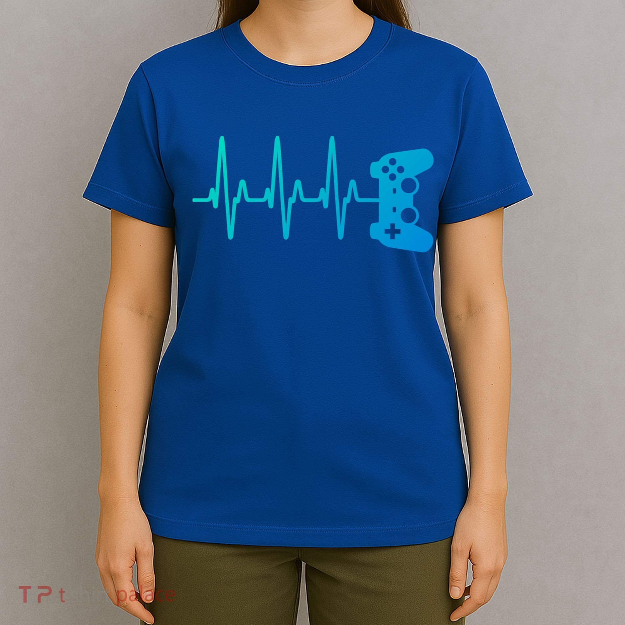 Gamer Heartbeat For Gaming Gift T-Shirt