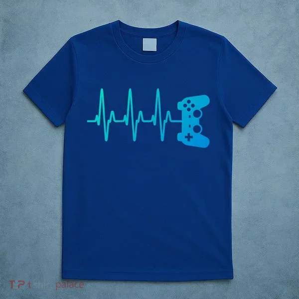 Gamer Heartbeat For Gaming Gift T-Shirt