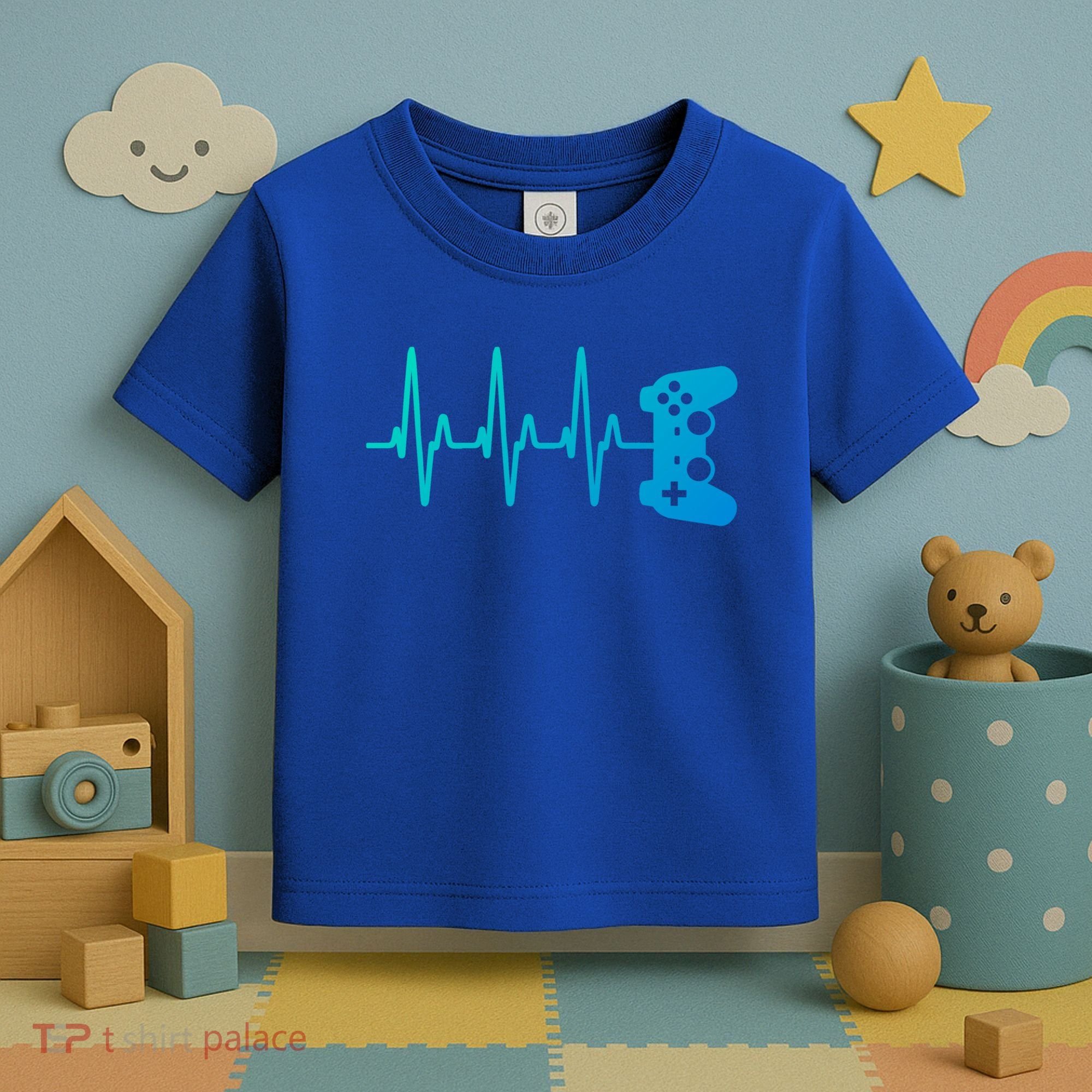 Gamer Heartbeat For Gaming Gift Toddler T-Shirt