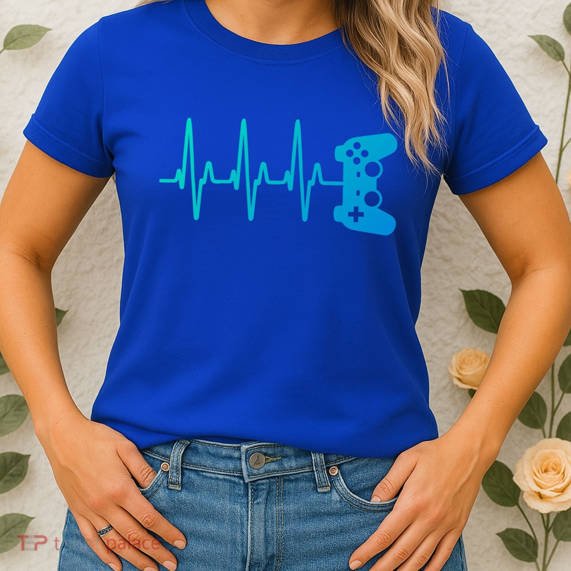 Gamer Heartbeat For Gaming Gift Women's T-Shirt