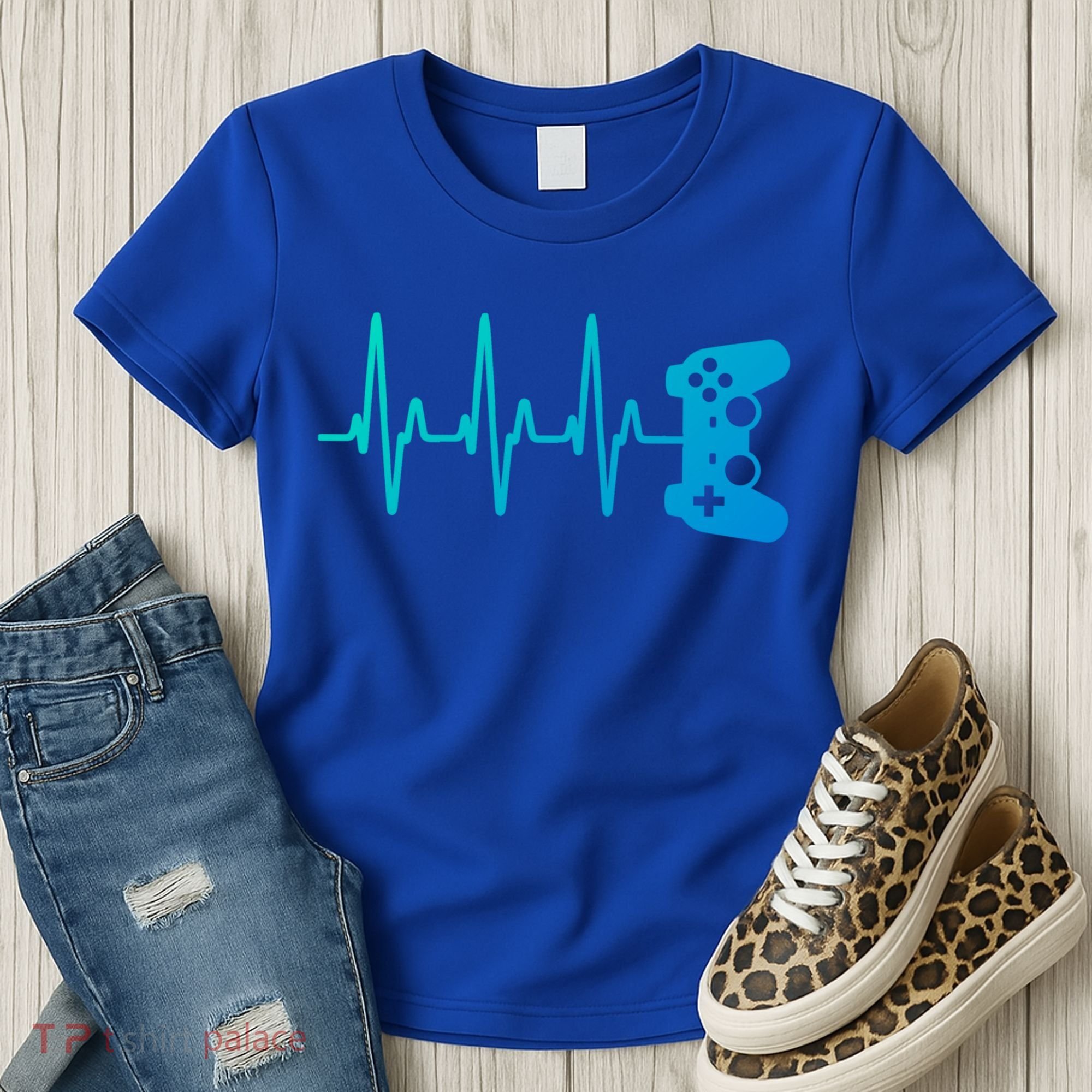 Gamer Heartbeat For Gaming Gift Women's T-Shirt