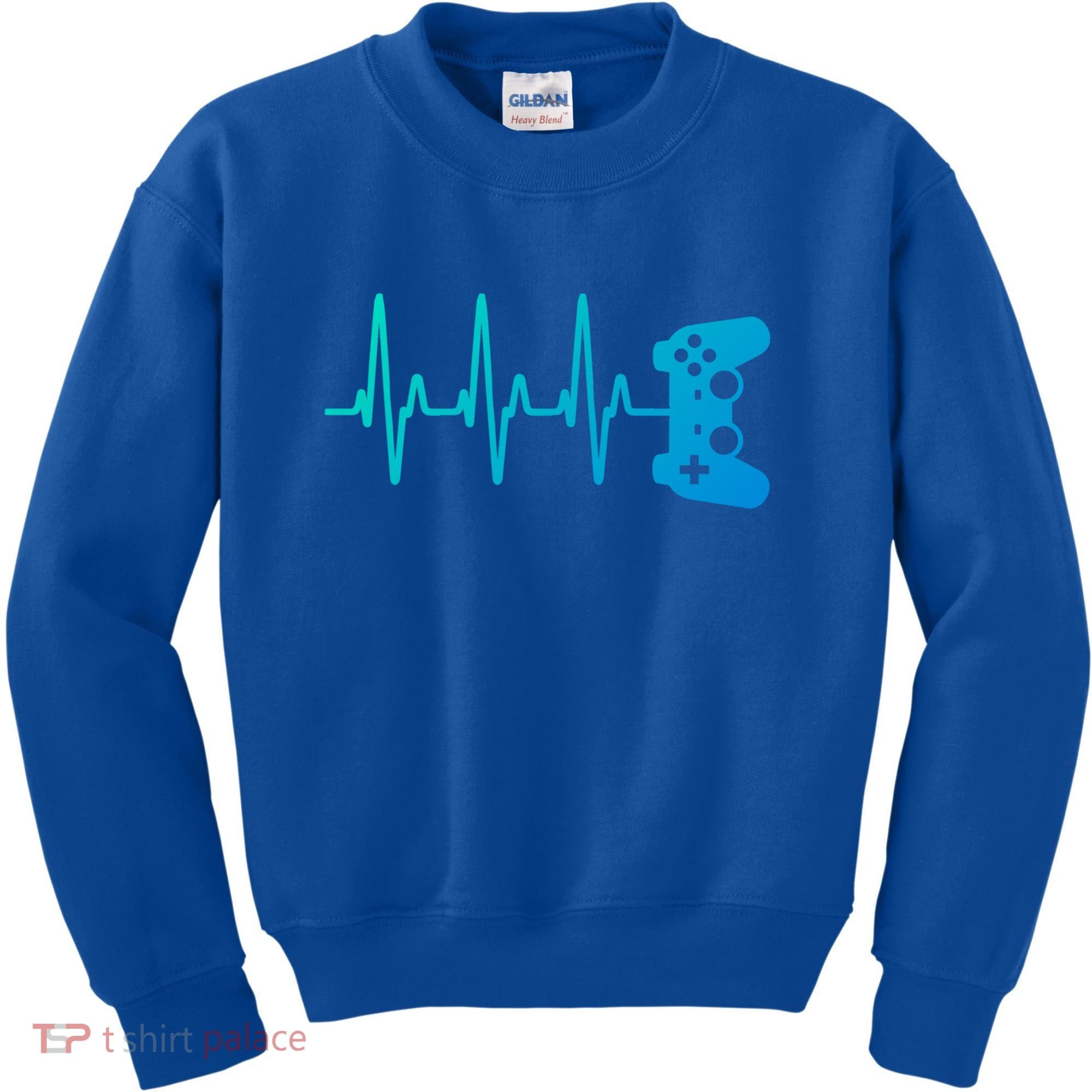Gamer Heartbeat For Gaming Gift Kids Sweatshirt