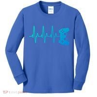 Gamer Heartbeat For Gaming Gift Kids Long Sleeve Shirt thumb 0