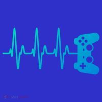 Gamer Heartbeat For Gaming Gift Kids Long Sleeve Shirt thumb 2