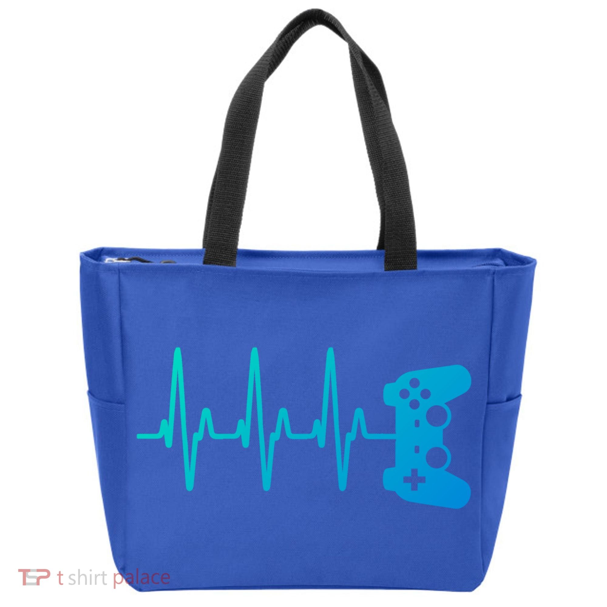 Gamer Heartbeat For Gaming Gift Tote Bag