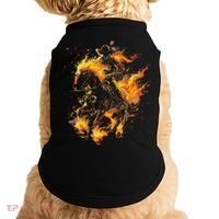 Ghost Horse Flaming Cowboy  Doggie Tank thumb 0
